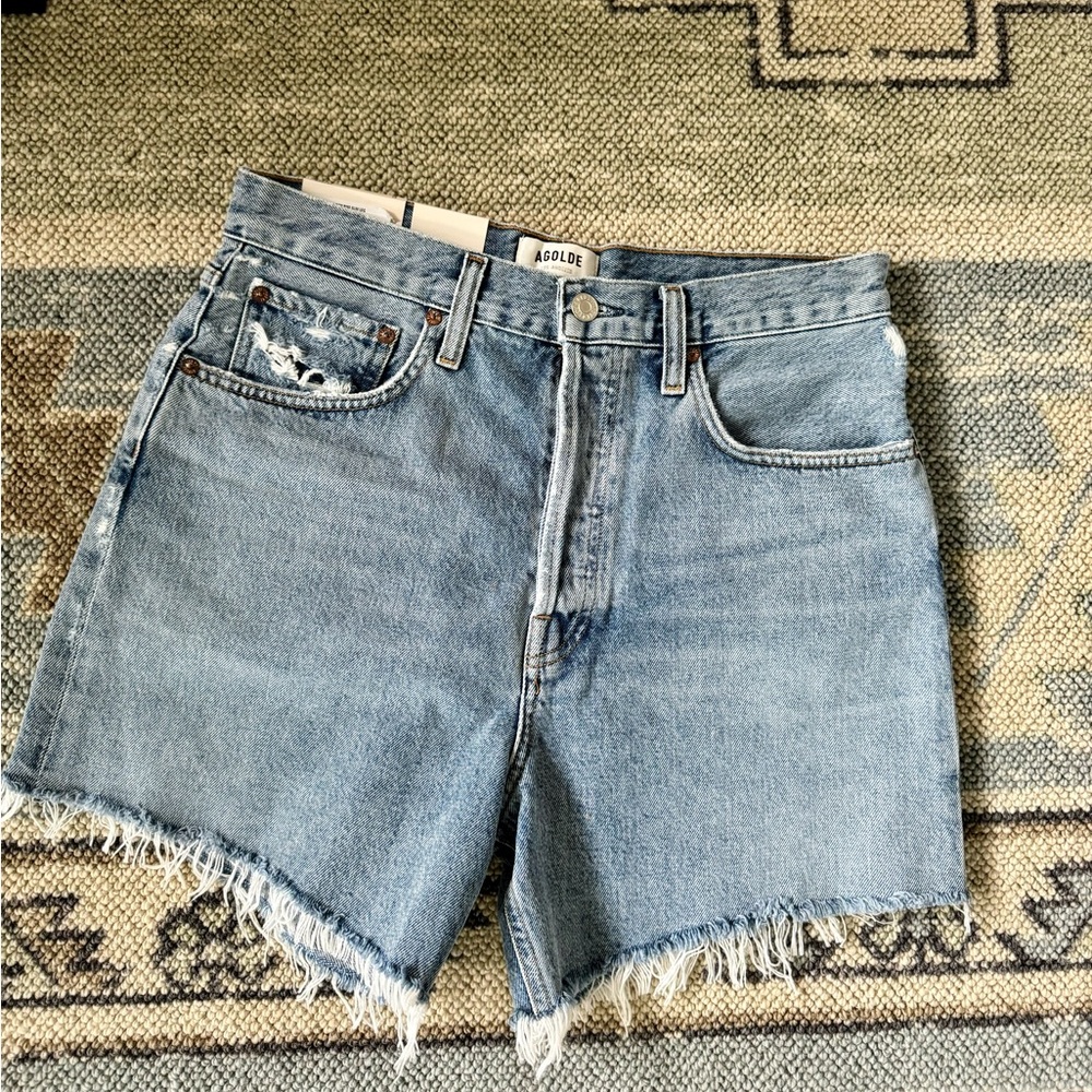 AGOLDE Riley High Rise Slim Short – Snapshot- Size 28